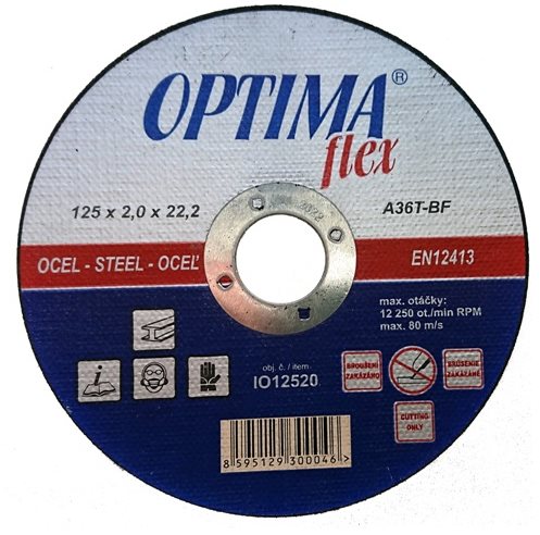 OPTIMA 180x2 5x22 Steel Optimaflex - Cutting Disc - Main image