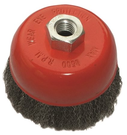 OPTIMAtools Pot brush for Steel 75 x 0.3mm M14x2 - Cup Brush - Main image