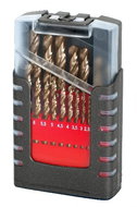OPTIMAtools Set of Ground Drills 19 pcs HSS-Cobalt 5% - Drill Set