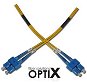 Dátový kábel OPTIX SC-SC Optický patch cord  09/125 0,5 m G.657A - Datový kabel
