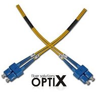 Data Cable OPTIX SC-SC Optical Patch Cord 09/125 1m G.657A - Datový kabel