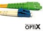 OPTIX SC/APC-LC optický patch cord 09/125 0,5 m G657A - Dátový kábel
