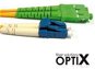 OPTIX SC/APC-LC optický patch cord 09/125 3m G657A - Datový kabel