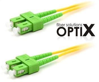OPTIX SC/APC-SC/APC Optical Patch Cord 09/125 2m G657A - Data Cable - Main image
