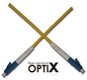 Data Cable OPTIX LC-LC Optical Patch Cord 09/125 1m G657A simplex - Datový kabel