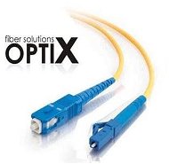 OPTIX LC-SC optický patch cord 09/125 1m G657A simplex - Datový kabel