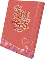 OPTIMUM 3D A4 Folder, Love Red - Desky na sešity