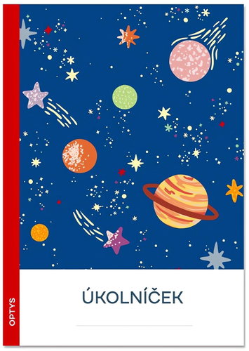 OPTYS homework book A6, 20 sheets, universe - Exercise Book - Main image