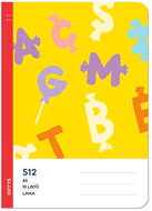 OPTYS 512 woodless, lined, letters - Exercise Book