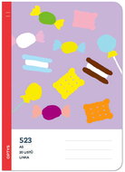 OPTYS 523 woodless, lined, candy - Exercise Book