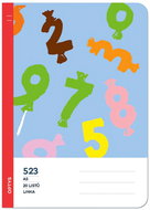 OPTYS 523 woodless, lined, numbers - Exercise Book