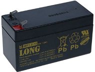 Long 12V 1.2Ah lead acid battery F1 (WP1.2-12) - UPS Batteries