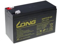 Long 12 Volt - 7,2 Ah Blei-Akku F2 (WP7.2-12 F2) - USV Batterie