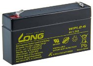 Long 6 V 1,2 Ah olovený akumulátor F1 (WP1.2-6) - Nabíjateľná batéria
