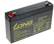 Long 6V 7Ah olověný akumulátor F1 (WP7-6) - Baterie pro záložní zdroje