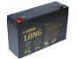 Szünetmentes táp akkumulátor Long 6V 12Ah Ólomakkumulátor F1 (WP12-6S) - Baterie pro záložní zdroje