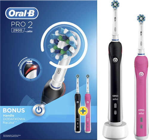 Oral-B PRO 2900 Cross Action + Bonus Handle - Electric Toothbrush - Main image
