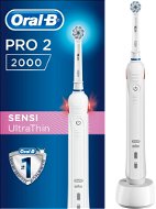 Oral-B Pro 2 Sensi Ultra Thin White Handle - Elektrische Zahnbürste