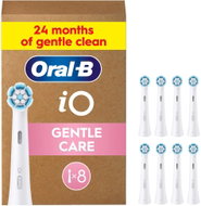 Oral-B iO Gentle Care, Original Round Replacement Brush Heads, 8pcs - Toothbrush Replacement Head