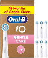 Oral-B iO Gentle Care, Genuine Replacement Round Brush Heads, 6-Pack - Toothbrush Replacement Head