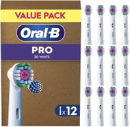 Oral-B 3D White Brush Heads, 12pcs - Toothbrush Replacement Head