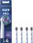 Oral-B Pro 3D White Kefkové Hlavice, 4 ks - Náhradné hlavice k zubnej kefke
