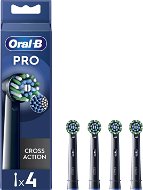 Oral-B Pro Cross Action Black Bürstenköpfe, 4 Stück - Bürstenköpfe für Zahnbürsten