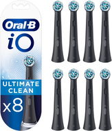 Oral-B iO Ultimate Clean Schwarz 8 Stück - Bürstenköpfe für Zahnbürsten