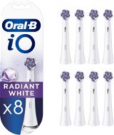 Oral-B iO Radiant White Zahnbürstenköpfe, 8 Stück - Bürstenköpfe für Zahnbürsten