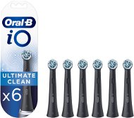 Oral-B iO Ultimate Clean Čierne Kefkové Hlavy, 6 ks - Náhradné hlavice k zubnej kefke
