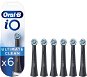 Oral-B iO Ultimate Clean Černé Kartáčkové Hlavy, 6 ks - Náhradní hlavice k zubnímu kartáčku