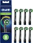 Oral-B CrossAction Brush Head with CleanMaximiser Technology, Black Series, Pack of 4 + Oral-B C - Toothbrush Replacement Head