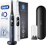 Oral-B iO Series 7 Duo Black Onyx & White Alabaster magnetické zubní kartáčky - Elektrický zubní kartáček
