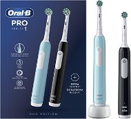 Elektrická zubná kefka Oral-B Pro Series 1 modrý a čierny – s dizajnom od Brauna - Elektrický zubní kartáček
