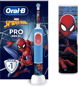 Elektrický zubní kartáček Oral-B Pro Kids Spiderman S Designem Od Brauna s pouzdrem - Electric Toothbrush