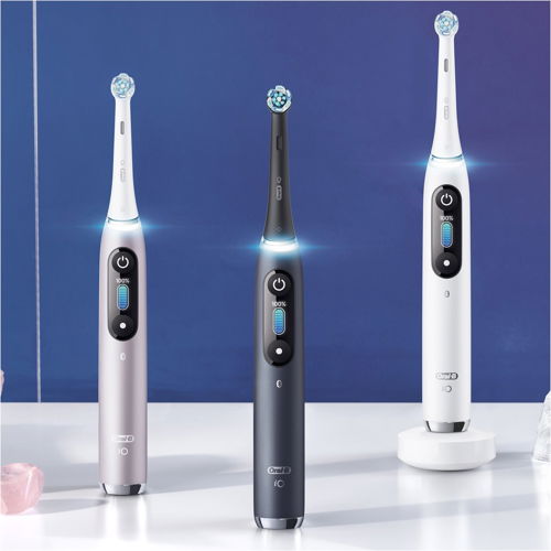 Oral-B iO - 9 - Duo Black Onyx & Rose Quartz - Electric Toothbrush