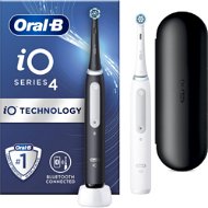 Oral-B iO Series 4 Duo Black/White Magnetische Zahnbürste - Elektrische Zahnbürste