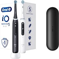 Electric Toothbrush Oral-B iO Series 5 Duo Black/White Magnetic Toothbrushes - Elektrický zubní kartáček