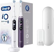 Oral-B iO Series 8 duo Violet & White - Elektromos fogkefe
