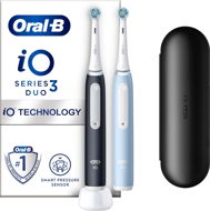 Elektromos fogkefe Oral-B iO 3 Duo Black&Blue - Elektrický zubní kartáček