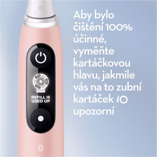 Oral-B iO - 6 - White and Pink - Electric Toothbrush