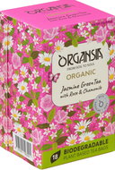 ORGANSIA BIO Jasmine Green Tea with Rose & Chamomile 18 × 1,5 g Verpackung - Tee