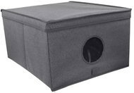 ORDINETT Storage box 50 l L foldable grey 50 × 40 × 25 cm - Storage Box