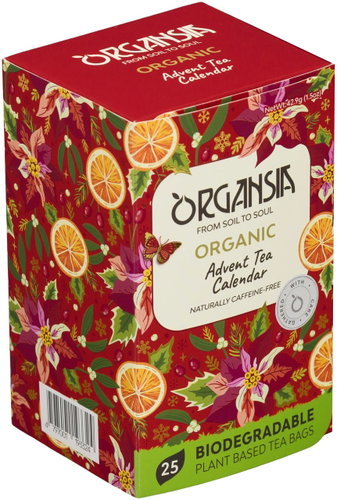 ORGANSIA BIO Advent Calendar Assorted, papírdobozos, 25 filter - Tea - Fő fotó
