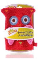 XKKO washcloth with puppet (BA) - Owl - Washcloth