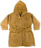 KIKKO XKKO Organic Baby Bathrobe, organic cotton, terry - Honey Mustard, 6 - 12 m - Bathrobe