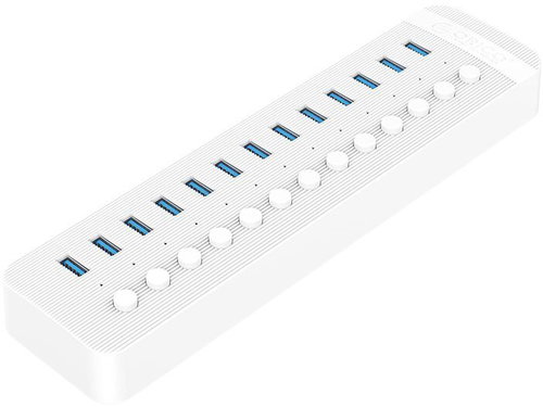 Orico USB-A Hub 13x USB 3.0 White - USB Hub - Main image