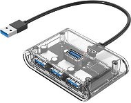 Orico USB-A Hub 4xUSB 3.0 Transparent - USB Hub
