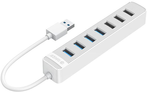 ORICO TWU32-7A 15cm White - USB Hub - Main image