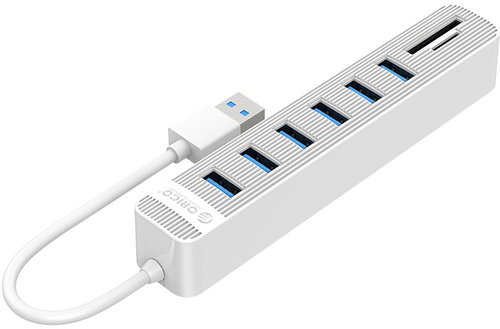ORICO TWU3-6AST-10 + SD 1m fehér - USB Hub - Fő fotó
